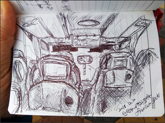 카파토키아로 향하는 버스(그림) 카파토키아로 향하는 버스(그림)